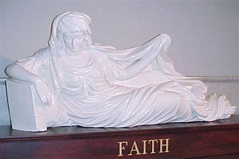 Faith, Hope and Charity statues come to final resting place..